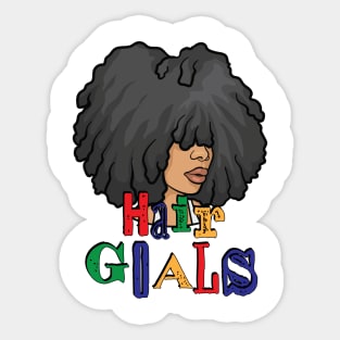 Free Form Hair Goals Sticker